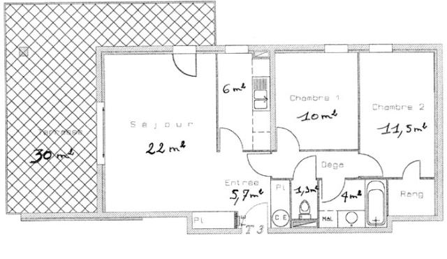 Location appartement T3 Hyeres - Photo 4