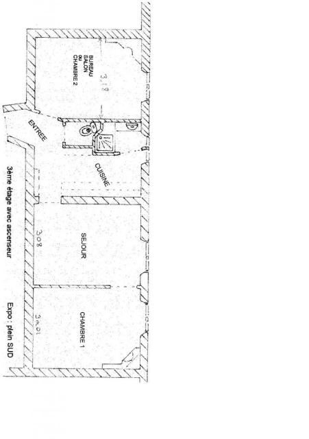Location appartement T3 Paris 14 - Photo 2