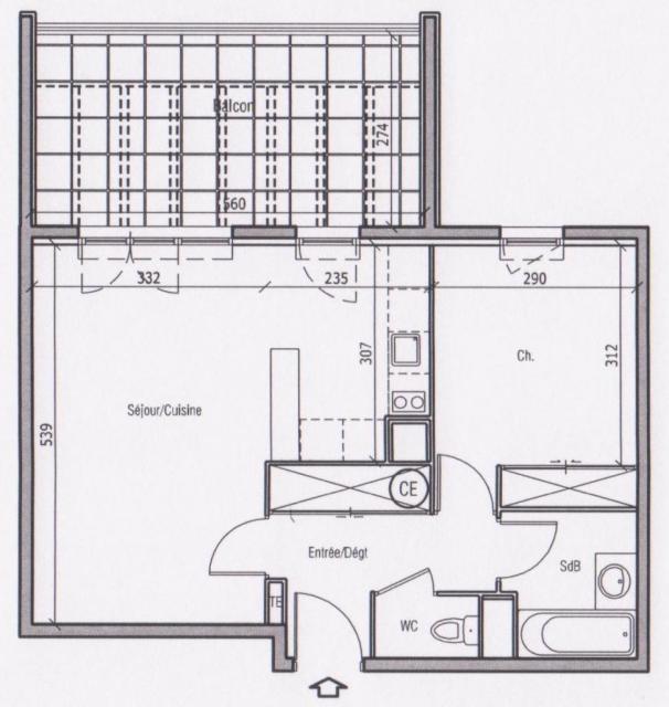 Location appartement T2 Nimes - Photo 4