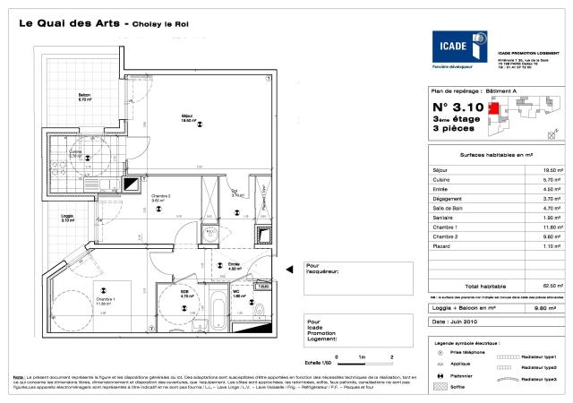 Location appartement T3 Choisy le Roi - Photo 4
