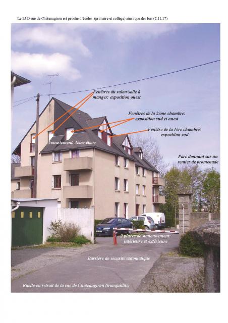Location appartement T3 Rennes - Photo 1