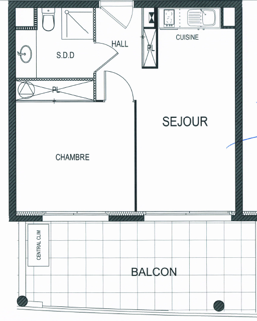 Location appartement T2 Cannes - Photo 2