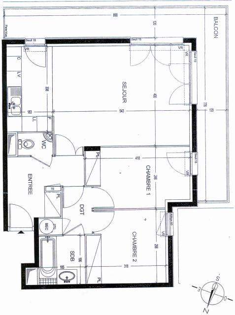 Location appartement T3 Massy - Photo 5