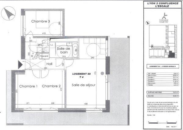 Location appartement T4 Lyon 2 - Photo 7