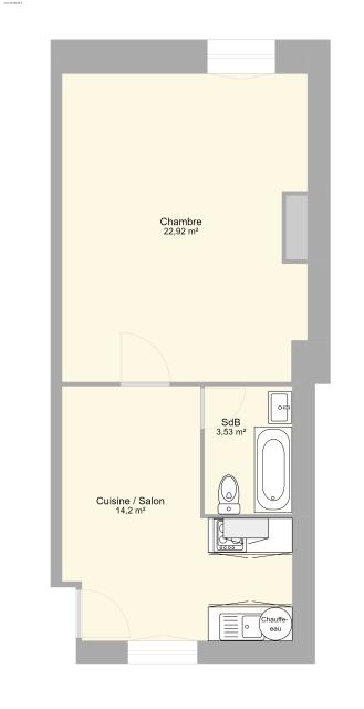 Location appartement T2 Vienne - Photo 7