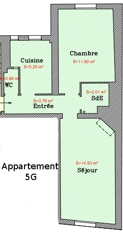 Location appartement T2 Levallois Perret - Photo 4