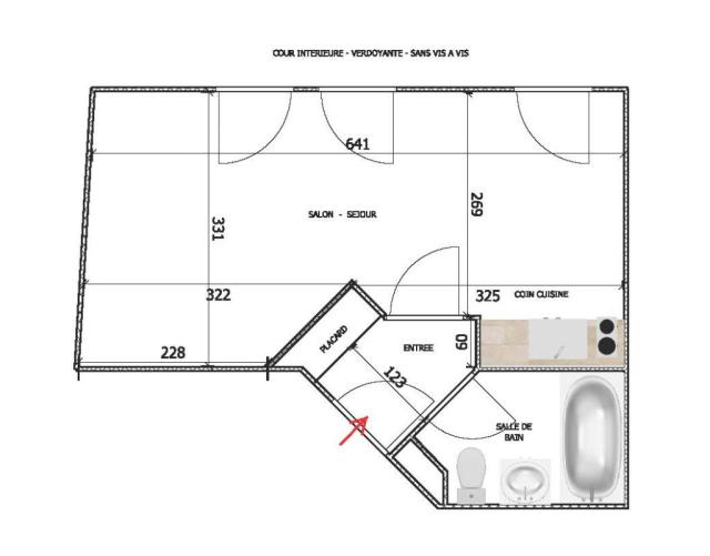 Location de studio sans frais d'agence à Metz 420 € 25 m²