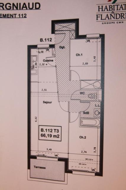 Location appartement T3 Lille - Photo 3
