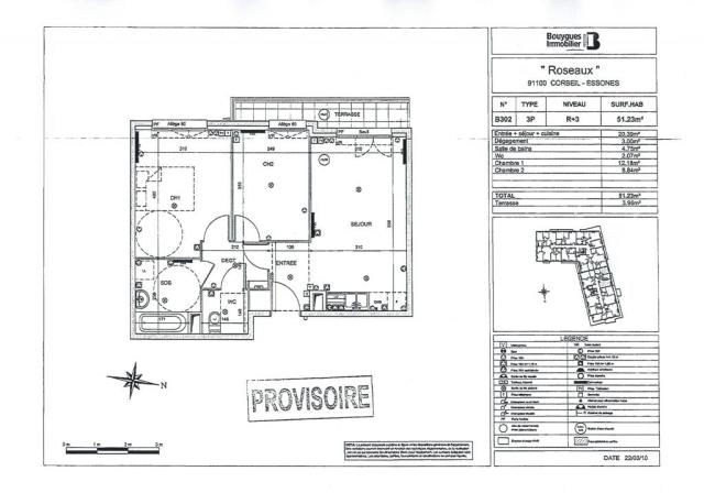 Location appartement T3 Corbeil Essonnes - Photo 2