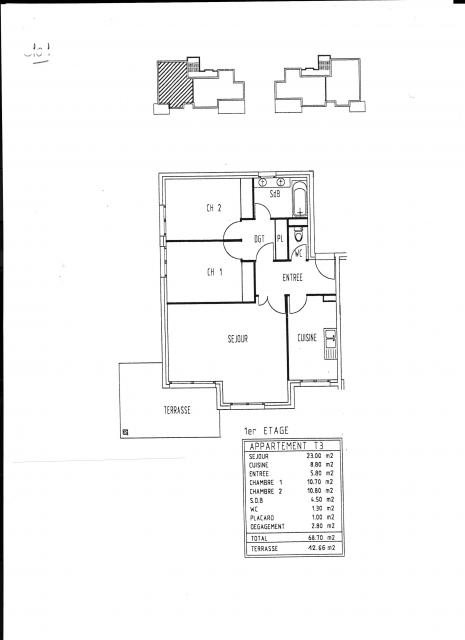 Location appartement T3 St Nazaire les Eymes - Photo 7