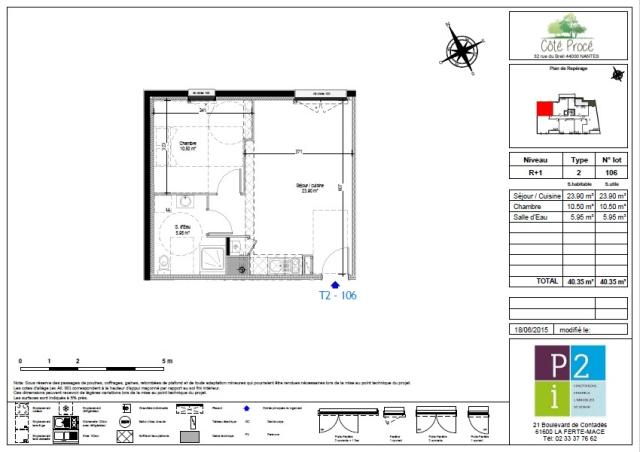 Location appartement T2 Nantes - Photo 2