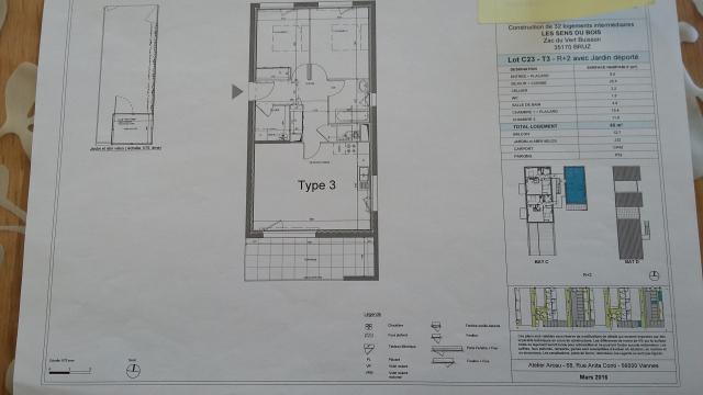 Location appartement T3 Bruz - Photo 3