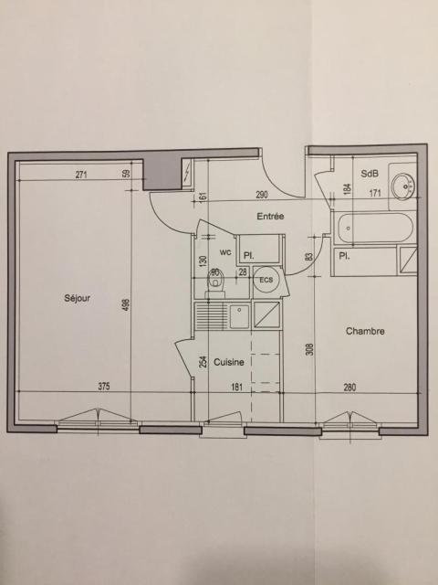 Location appartement T2 Le Plessis Trevise - Photo 1