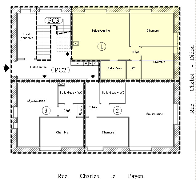 Location appartement T3 Metz - Photo 3