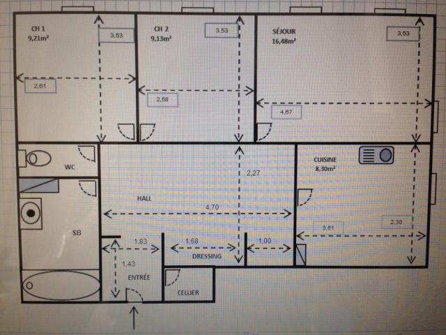 Location appartement T3 Dieppe - Photo 3