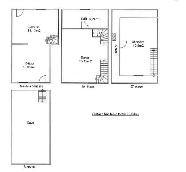 Location maison F3 Lillebonne - Photo 5