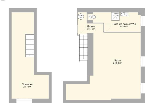 Location appartement T2 Vienne - Photo 8