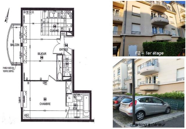 Location appartement T2 Corbeil Essonnes - Photo 1