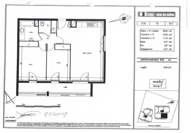 Location appartement T3 Lyon 7 - Photo 5