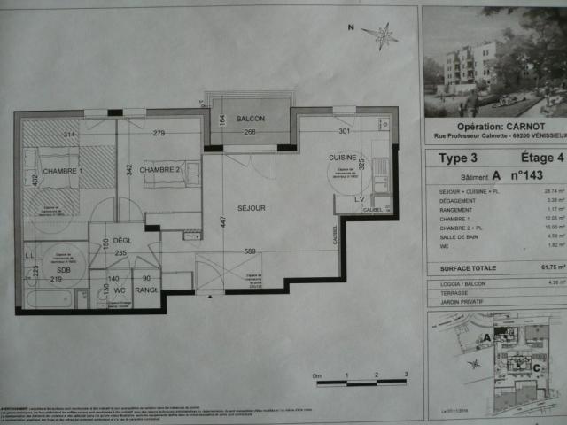 Location appartement T3 Venissieux - Photo 2