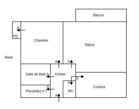 Location appartement T2 Tours - Photo 8