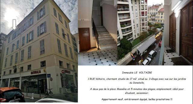 Location appartement T1 Nice - Photo 1