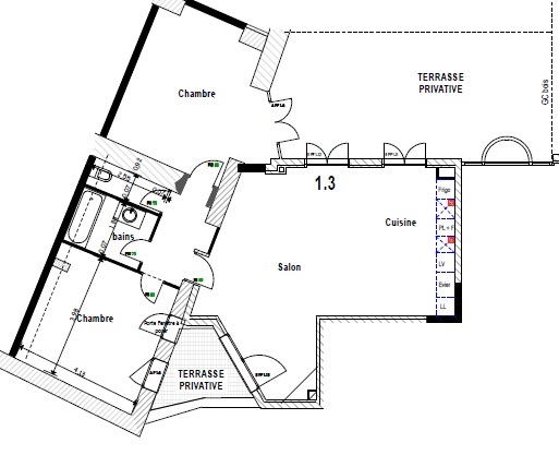 Location appartement T3 Chateauneuf du Pape - Photo 2