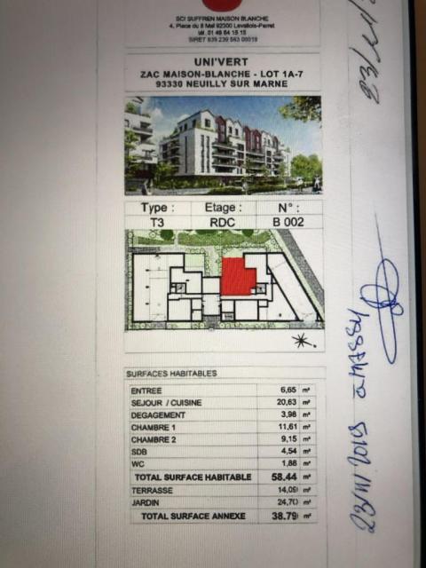 Location appartement T3 Neuilly sur Marne - Photo 2
