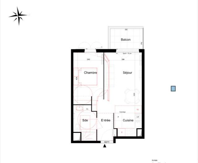 Location appartement T2 Sannois - Photo 2