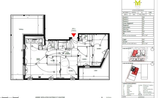 Location appartement T4 Merignac - Photo 2