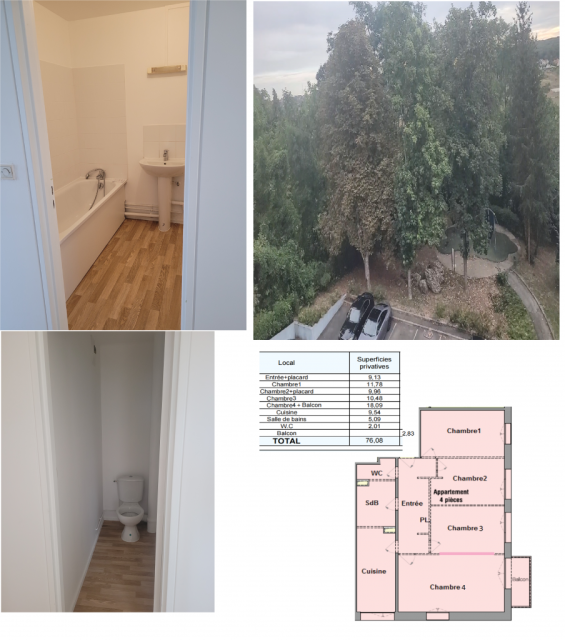 Location appartement T4 Corbeil Essonnes - Photo 4