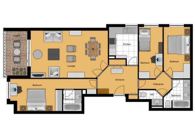 Location appartement T4 Paris 11 - Photo 6