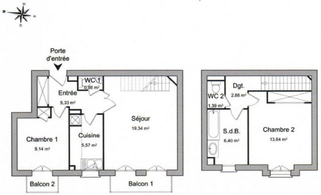 Location appartement T3 Voisins le Bretonneux - Photo 3