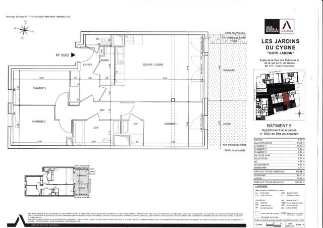 Location appartement T4 Haute Goulaine - Photo 2