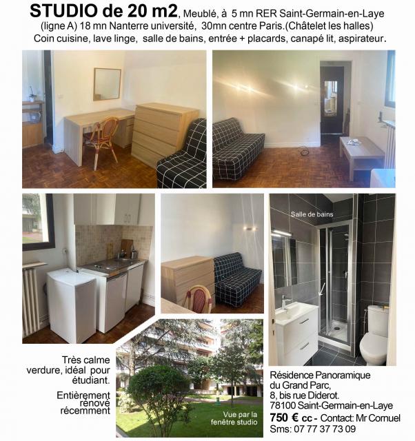 Location studio St Germain en Laye - Photo 2