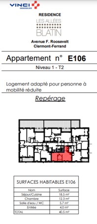Location appartement T2 Clermont Ferrand - Photo 8