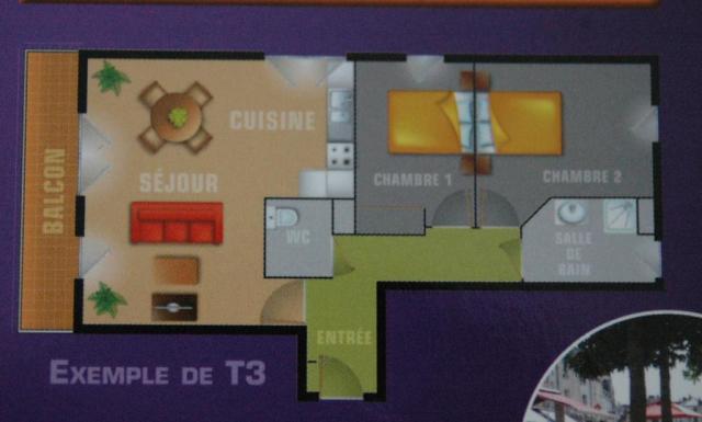 Location appartement T3 Reze - Photo 4