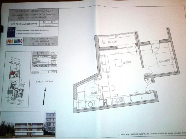 Location appartement T2 Clermont Ferrand - Photo 9