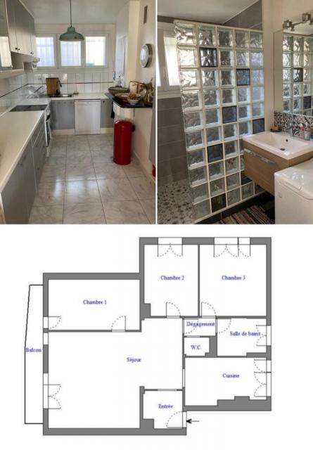 Location appartement T4 Sevres - Photo 3
