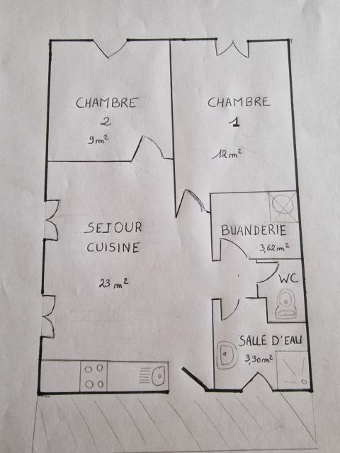 Location maison F3 Mont de Marsan - Photo 3