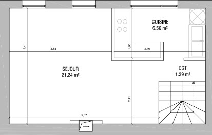Location appartement T2 Elbeuf - Photo 9