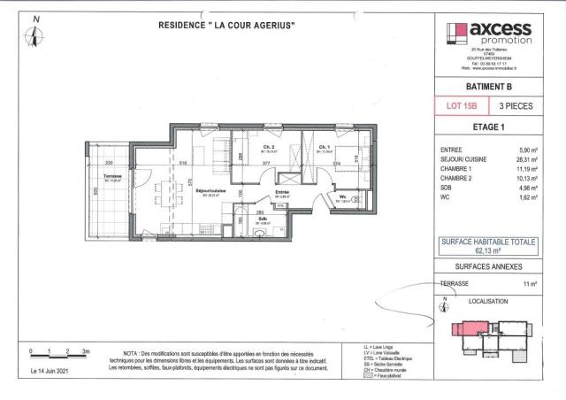 Location appartement T3 Ittenheim - Photo 3