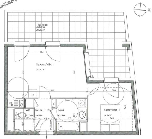 Location appartement T2 Grenoble - Photo 3
