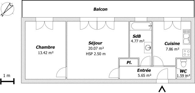 Location appartement T2 Pontault Combault - Photo 6