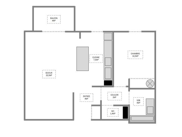 Location appartement T2 Blagnac - Photo 8