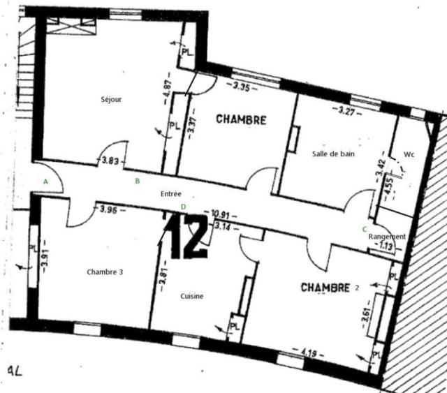 Location appartement T4 Beziers - Photo 4