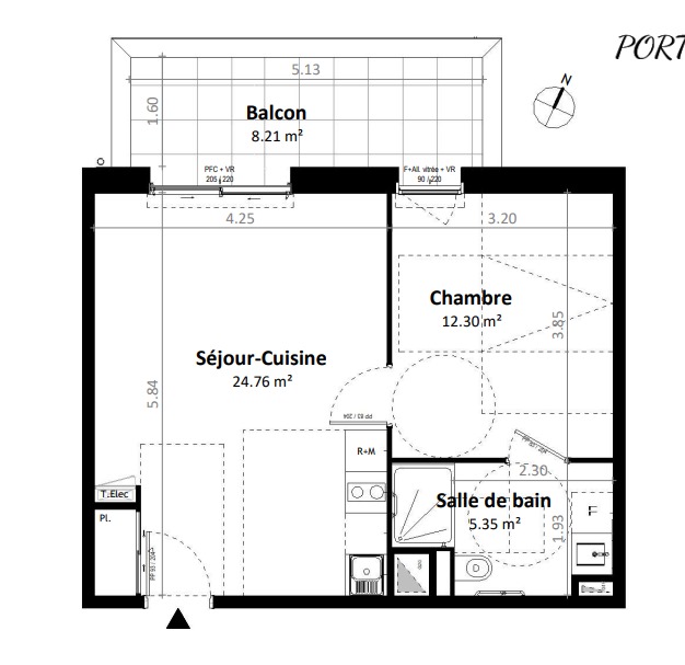 Location appartement T2 Geveze - Photo 2