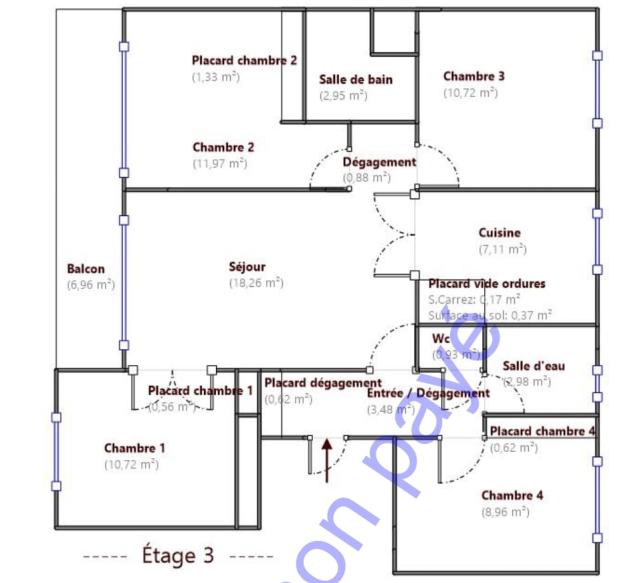 Location appartement T5 Clichy sous Bois - Photo 4