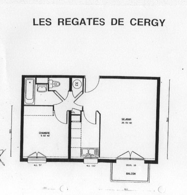 Location appartement T2 Cergy - Photo 4