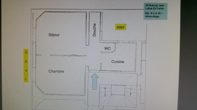 Location appartement T2 Pantin - Photo 3